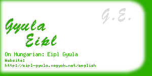 gyula eipl business card